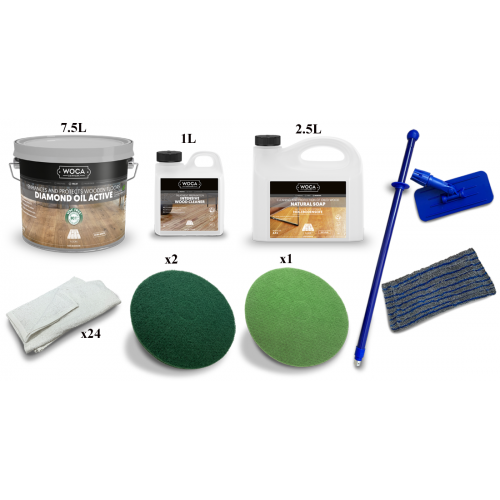 Kit Saving: DC016 (c) Element 7 MA white floor, work with buffing machine 46 to 70m2  (DC)